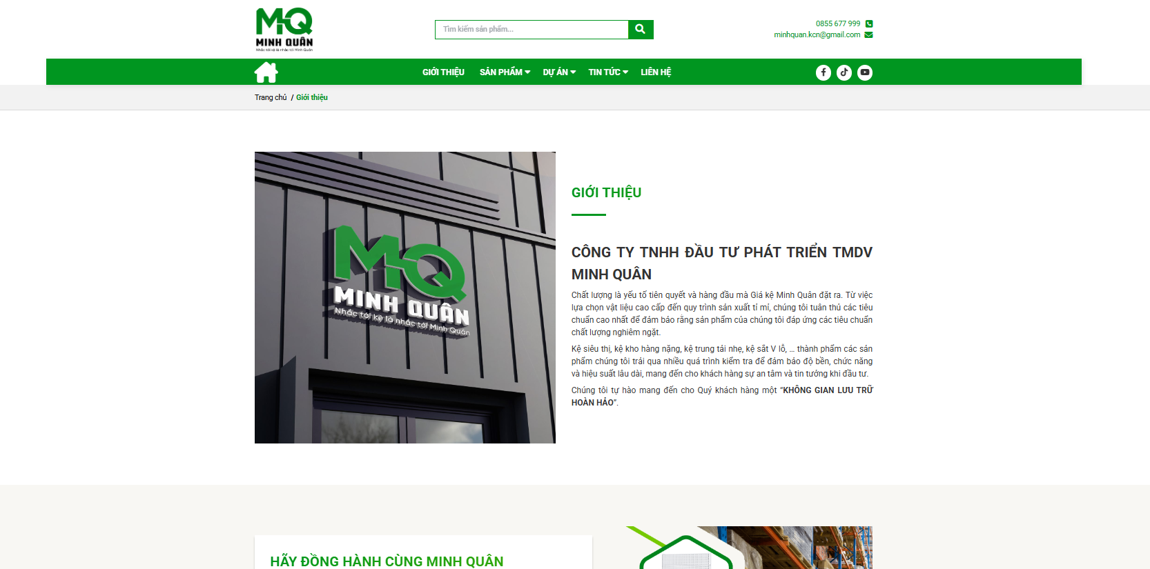 Giá kệ Minh Quân